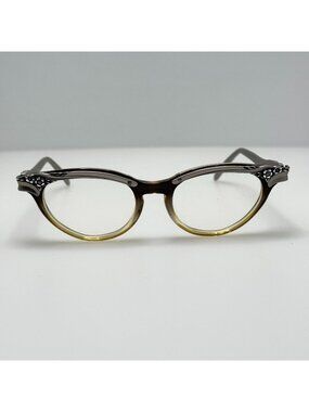Bausch & Lomb B&L Cat Eye Eyeglasses Eye Glasses Frames 5 1/4 45-19